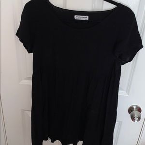 American apparel plain black dress